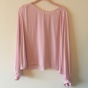 LUSH blush blouse